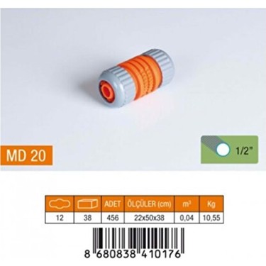 1/2 LÜX HORTUM EKİ MD20